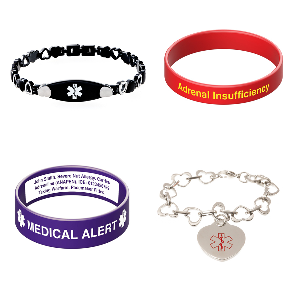 Medical shop alarm bracelet